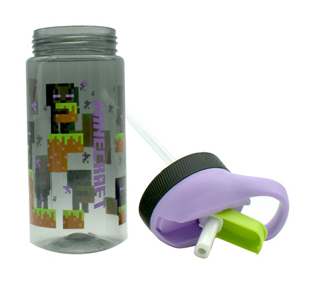 ŚNIADANIÓWKA XL Z PRZEGRODAMI + BIDON MINECRAFT ENDERMAN 560ml BEZ BPA
