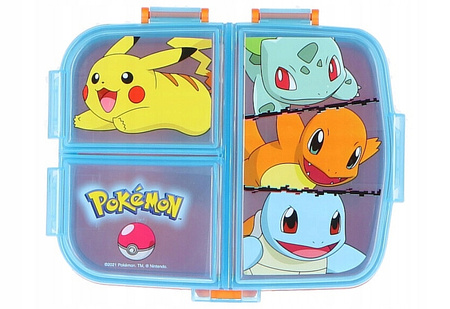 Zestaw Śniadaniówka + Bidon Pokémon XL do szkoły dla dziecka