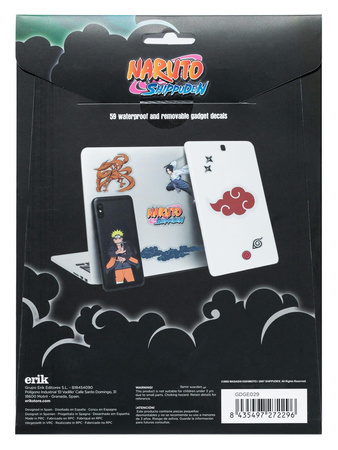 NARUTO SHIPPUDEN NAKLEJKI NA LAPTOPA 4 ARKUSZE