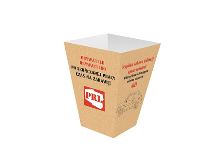 PUDEŁKA NA POPCORN PRL 6SZT