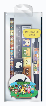 ANIMAL CROSSING ZESTAW PRZYBORÓW SZKOLNYCH