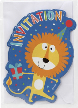 ZAPROSZENIA NA URODZINY ZOO SAFARI ZWIERZĄTKA 6szt