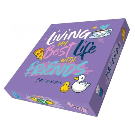 OPAKOWANIE PREZENTOWE BOX SZTYWNY FRIENDS PRZYJACIELE