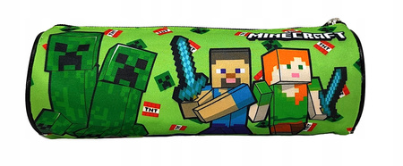 PIÓRNIK MINECRAFT STEVE ALEX CREEPER TUBA 22 x 8 cm