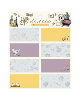 NAKLEJKI NA ZESZYT HARRY POTTER HOGWART NALEPKI