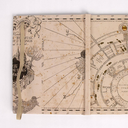 ZESTAW PREZENTOWY HARRY POTTER NOTES DŁUGOPIS RÓŻDŻKA MAPA HUNCWOTÓW