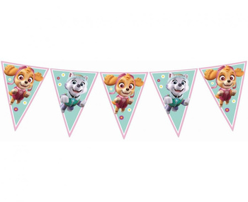 GIRLANDA NA URODZINY PSI PATROL SKYE EVEREST BANNER
