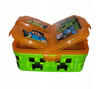 Śniadaniówka MINECRAFT 4 - KOMOROWA lunchbox dla dziecka do szkoły XL