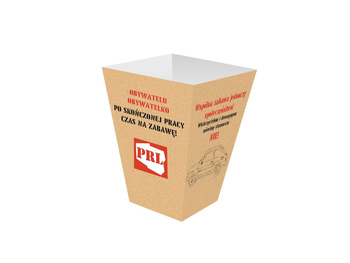 PUDEŁKA NA POPCORN PRL 6SZT