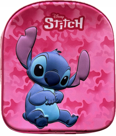 Plecak do przedszkola 3D dla dziewczynki mały przedszkolny Stitch Stich