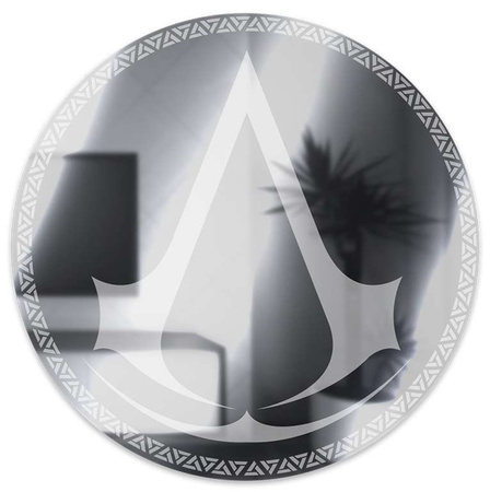 OFICJALNE LUSTRO Z LOGO ASSASSIN'S CREED OKRĄGŁE 35cm