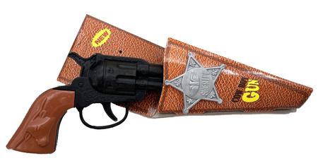 PISTOLET REWOLWER DO STROJU KOWBOJ SZERYF