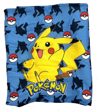 KOMIN POKEMON PIKACHU POKEBALL CIEPŁY Z FUTERKIEM