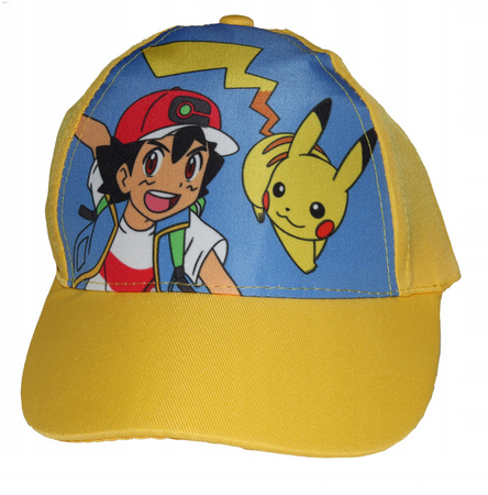 CZAPKA DASZKIEM POKEMON ASH PIKACHU BEJSBOLÓWKA 54