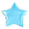 BALON FOLIOWY GWIAZDA JASNONIEBIESKI 9 cali 3szt