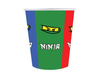 KUBECZKI URODZINOWE PAPIEROWE NINJA 6szt 250ml