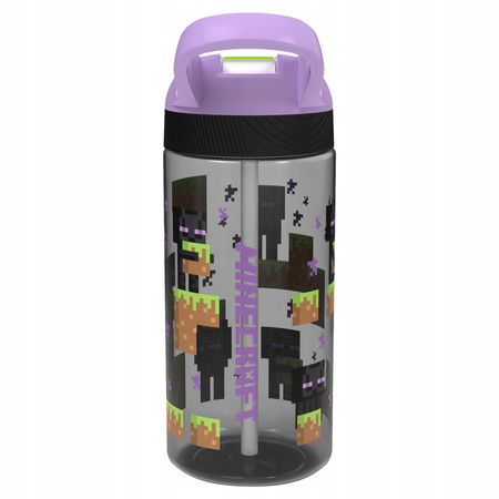 ŚNIADANIÓWKA XL Z PRZEGRODAMI + BIDON MINECRAFT ENDERMAN 560ml BEZ BPA