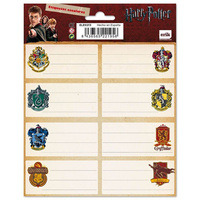 OFICJALNE NAKLEJKI NA ZESZYT HARRY POTTER HERBY DOMÓW