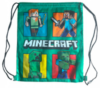 WOREK MINECRAFT NA BUTY SZKOLNY ZIELONY DUŻY STEVE ALEX