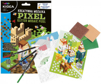 KREATYWNA MOZAIKA PIXEL GAME PIKSELE 5 ARKUSZY KIDEA