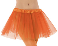 STRÓJ SPÓDNICZKA TIULOWA POMARAŃCZOWA 30cm TUTU