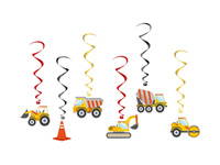 DEKORACJA WISZĄCA PLAC BUDOWY KOPARKA ŚWIDERKI