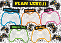 PLAN LEKCJI A5 PAD GRACZ GAME TABLICZKA MNOŻENIA