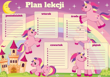 PLAN LEKCJI KUCYKI JEDNOROŻCE TABLICZKA MNOŻENIA