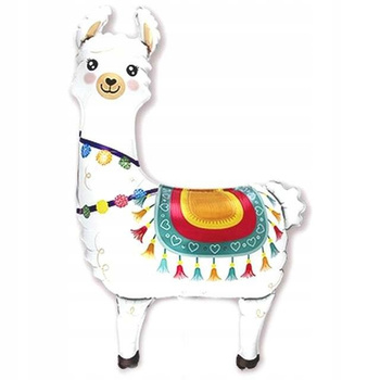 LAMA BALON FOLIOWY MINI 10" URODZINY ALPAKA