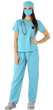 STRÓJ KOSTIUM CHIRURG LEKARZ LEKARKA DLA DOROSŁYCH M / L