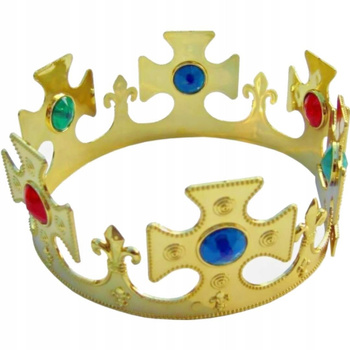 KORONA KRÓLA LUX WŁADCA KSIĄŻE DO STROJU JASEŁKA