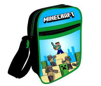 MINECRAFT TORBA LISTONOSZKA SASZETKA STEVE CREEPER