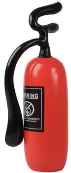 DUŻA DMUCHANA GAŚNICA 53cm Z PLASTIKOWYM SPODEM STRAŻAK