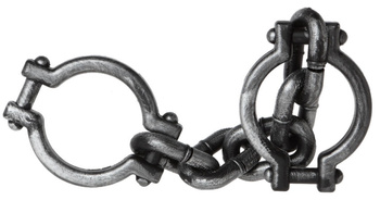 KAJDANY DO STROJU WIĘZIEŃ KAJDANKI WIĘŹNIA SKAZANEGO