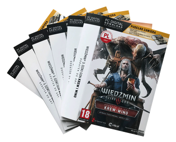 ORYGINALNA OBWOLUTA WIEDŹMIN KREW I WINO PC