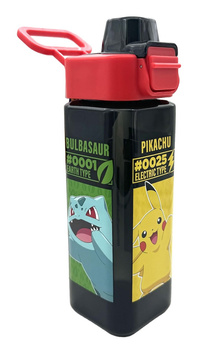 BIDON POKEMON ZE SŁOMKĄ 500ml PIKACHU BULBASAUR CHARMANDER