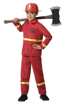 STRÓJ KOSTIUM STRAŻAK DLA DZIECI 7 - 9 LAT
