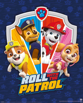 PLAKAT PSI PATROL CHASE MARSHALL SKYE 40x50cm