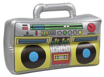 DMUCHANY BOOMBOX MAGNETOFON RADIO LATA 70