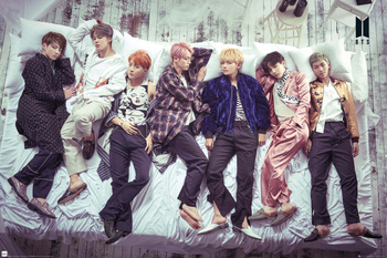 PLAKAT BTS BED BANGTAN BOYS 61x91,5cm