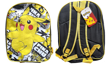 PLECAK SZKOLNY POKEMON PIKACHU 40cm ORYGINAŁ
