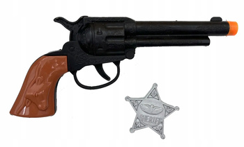 PISTOLET REWOLWER DO STROJU KOWBOJ SZERYF