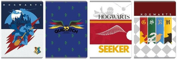 ZESTAW 4x ZESZYT W KRATKĘ 60k HARRY POTTER