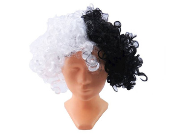 PERUKA SIA CRUELLA DE VIL DEMON 101 DALMATYŃCZYKÓW