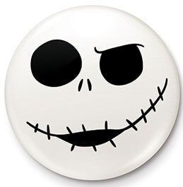 PRZYPINKA NIGHTMARE BEFORE CHRISTMAS JACK SKULL 2,5cm