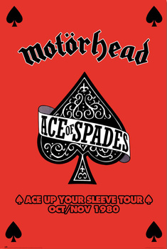 PLAKAT MOTORHEAD ACE UP YOUR SLEEVE TOUR 61x91,5cm / 5710
