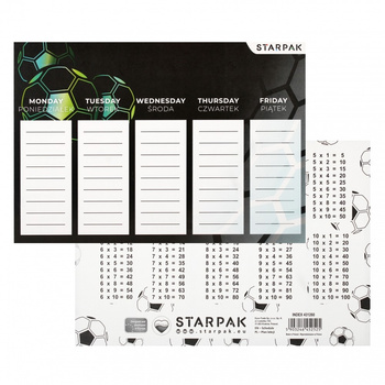 PLAN LEKCJI Z TABLICZKĄ MNOŻENIA PIŁKA NOŻNA FOOTBALL