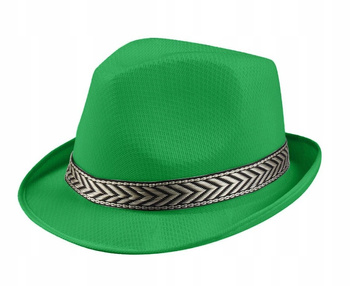 KAPELUSZ ZIELONY TRILBY DO STROJU ŚW PATRYK