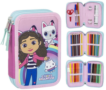 KOCI DOMEK GABI PIÓRNIK POTRÓJNY Z WYPOSAŻENIEM GABBY