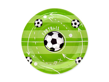 TALERZYKI URODZINOWE FOOTBALL PIŁKA NOŻNA 6SZT